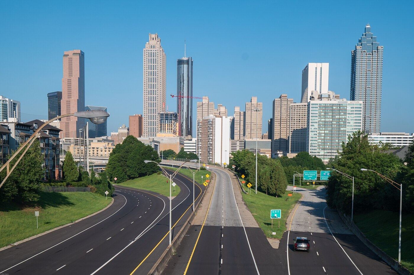 The Atlanta, Georgia skyline