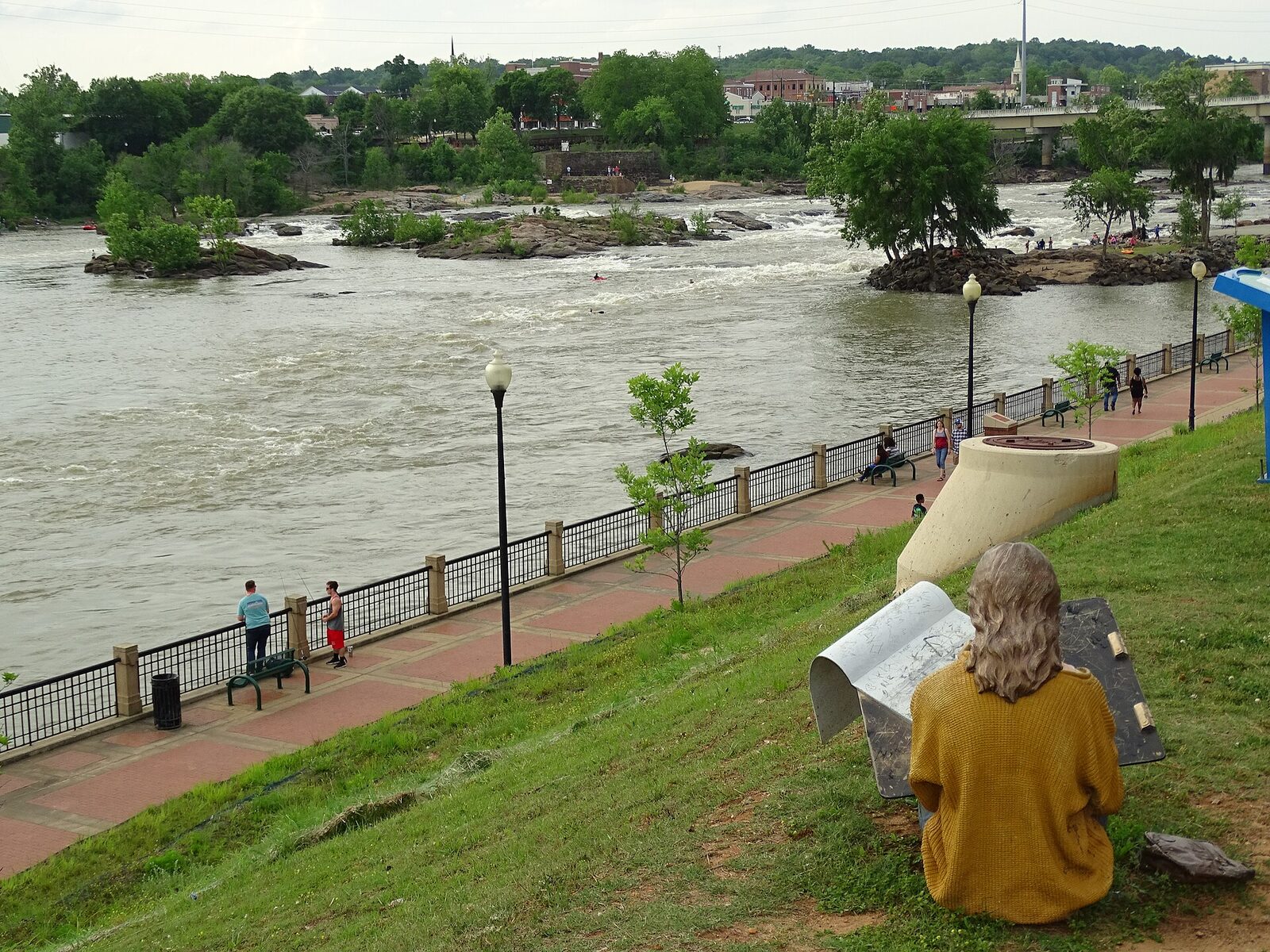 The Chattahoochee Riverwalk in Columbus, Georgia