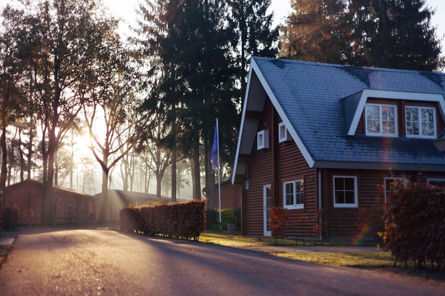 A residential street